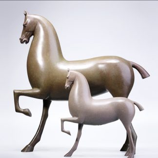 brass horse