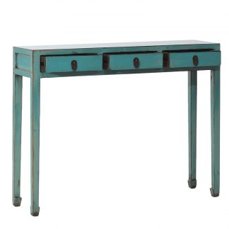 teal table