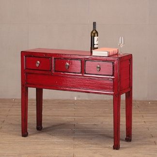 3 drawers console table