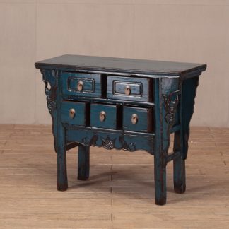 5 drawers console table