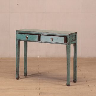 light teal 2 drawer console table