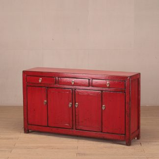 red Manchuria sideboard