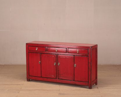 red Manchuria sideboard