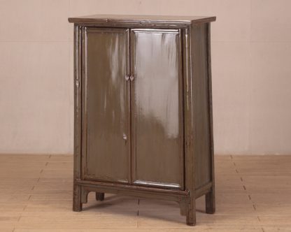 grey 2 door cabinet