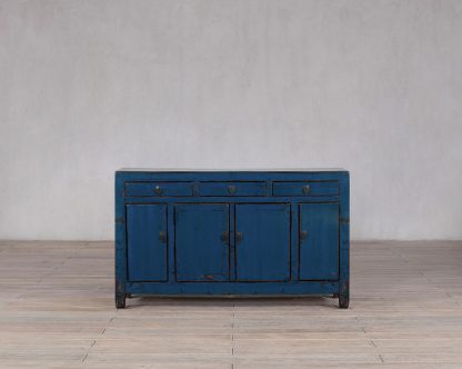 Blue 4 Door 3 Drawer Manchuria Sideboard - Image 2