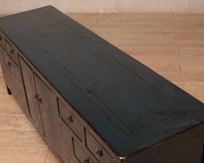 dark blue 6 drawer cabinet