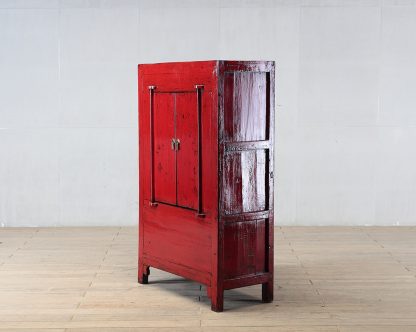 red wedding cabinet