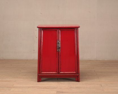red wedding cabinet