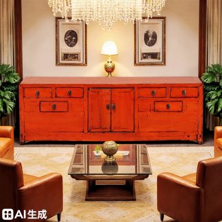 6 drawer 2 door TV set