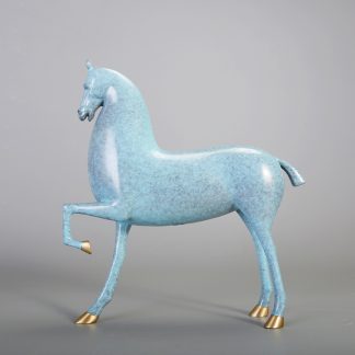 blue arrow horse