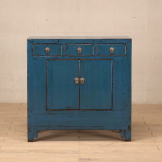 blue 3 drawer cabinet