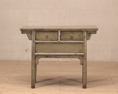 grey console table