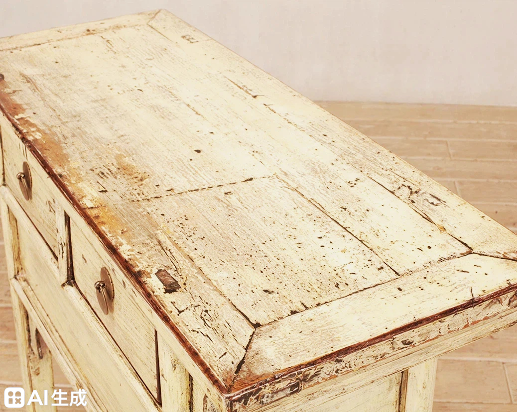 Off White High Lacquer 2 Drawers Console Table - Image 3