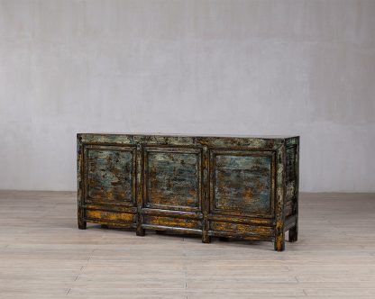 Crackle Lacquer 3 Door Sideboard - Image 2