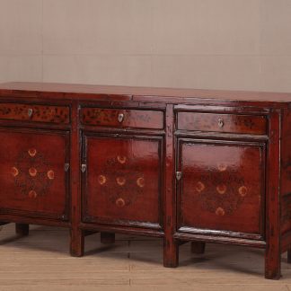 red cabinet