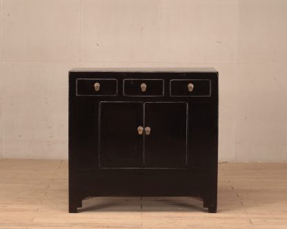 black 3 drawer cabinet
