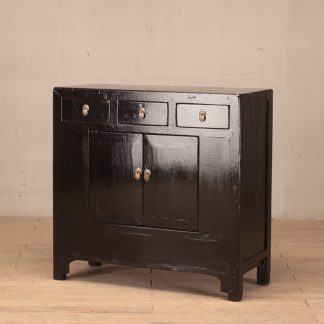 black 2 drawer cabinet