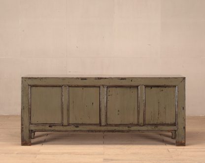 grey 4 door cabinet