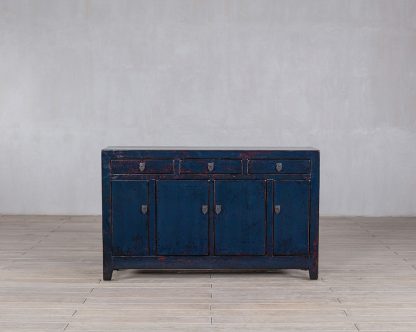 Blue 4 Door 3 Drawer Manchuria Sideboard - Image 3