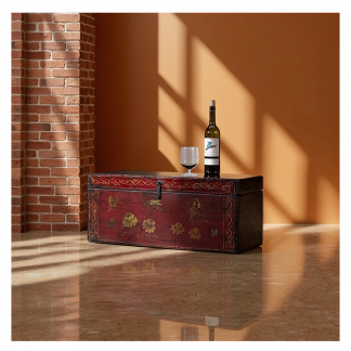 painted chest trunk