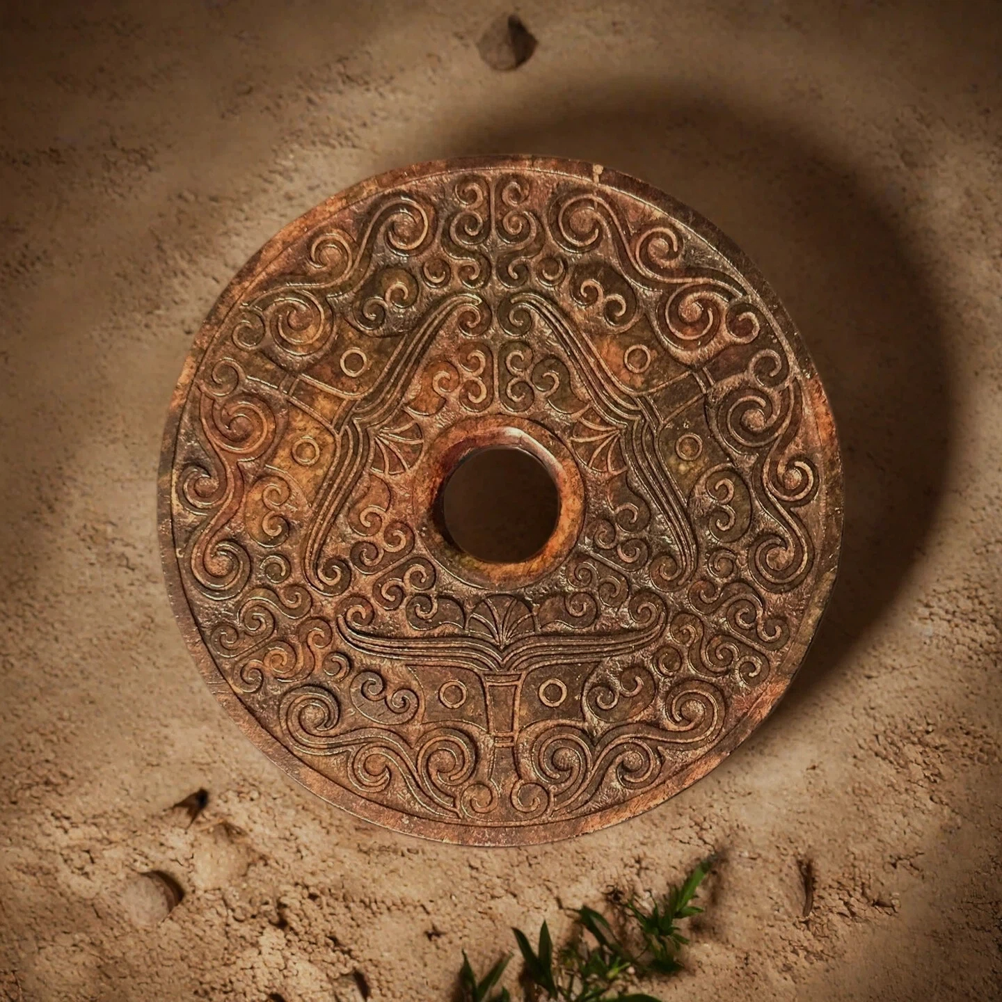 Handcrafted Stone I Qing Plate With Vary Patterns - Image 5